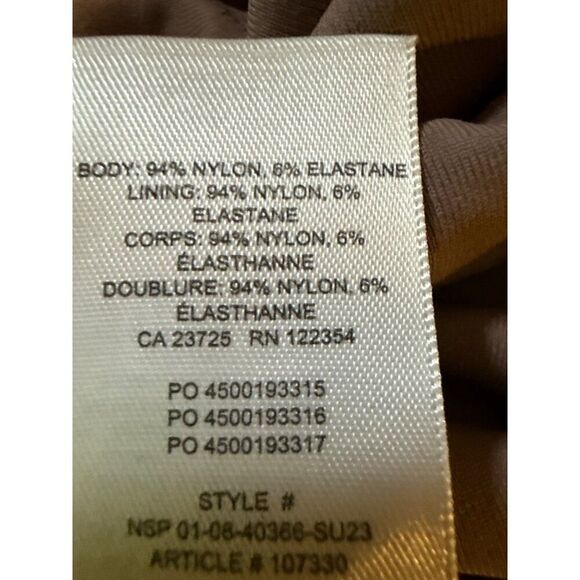 NWOT Babaton Contour Squareneck Romper Size Medium - Picture 11 of 12